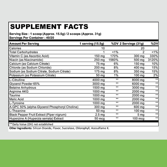 Pre-Workout Ultra Stim Free